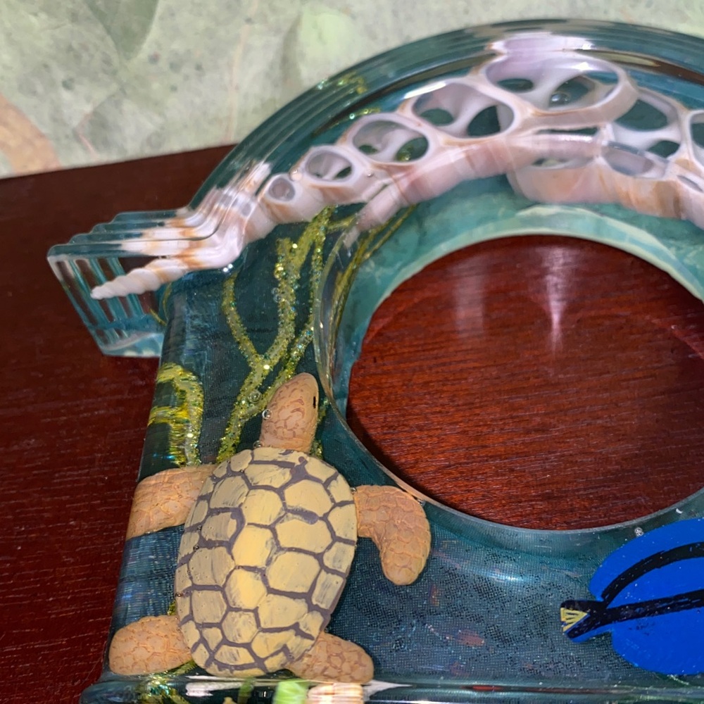 Colorful Ocean -Themed Clock - Picture 2 of 6